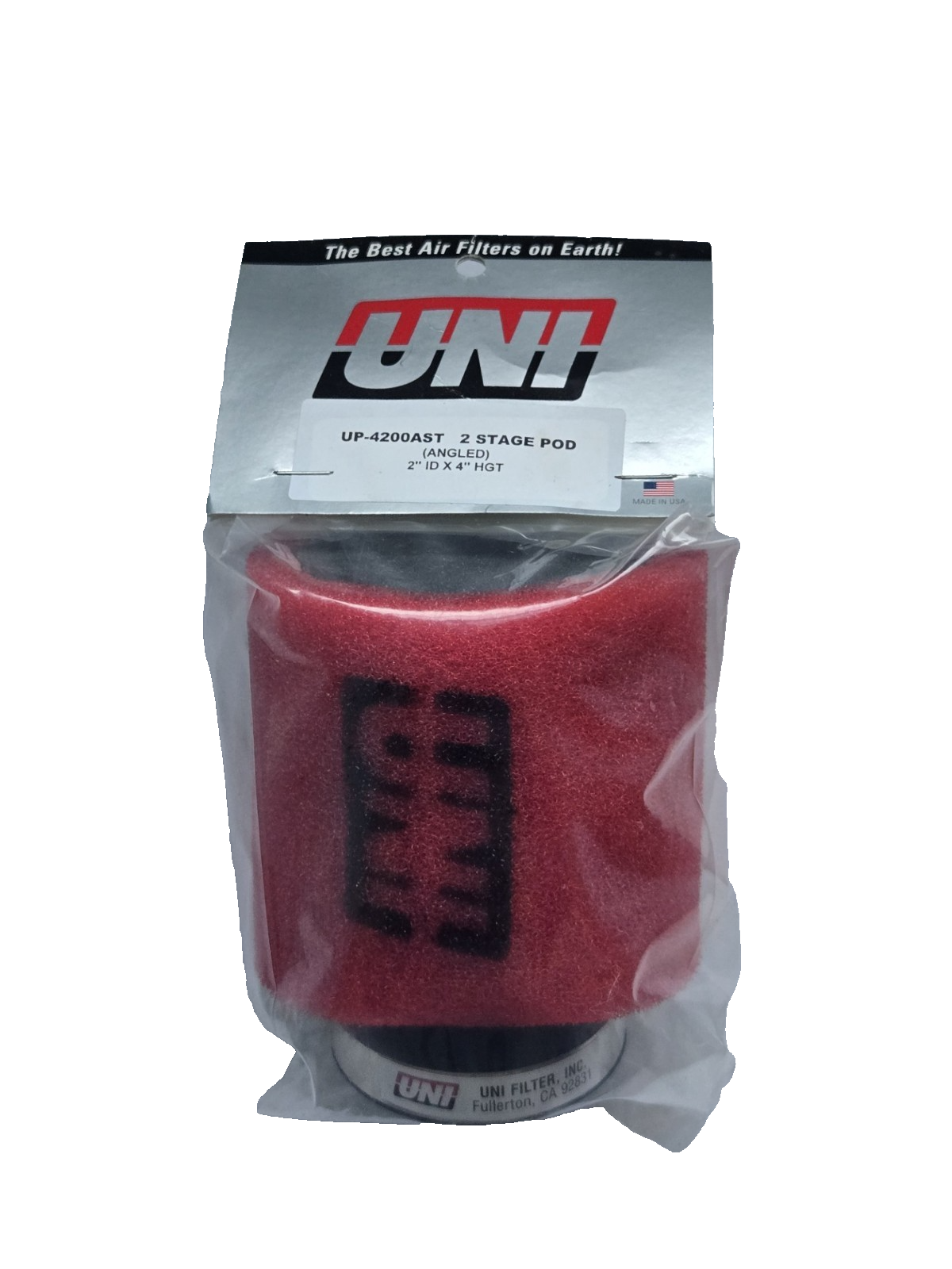 UNI Air Filter UP-4200AST 2" ID x 4" Tall