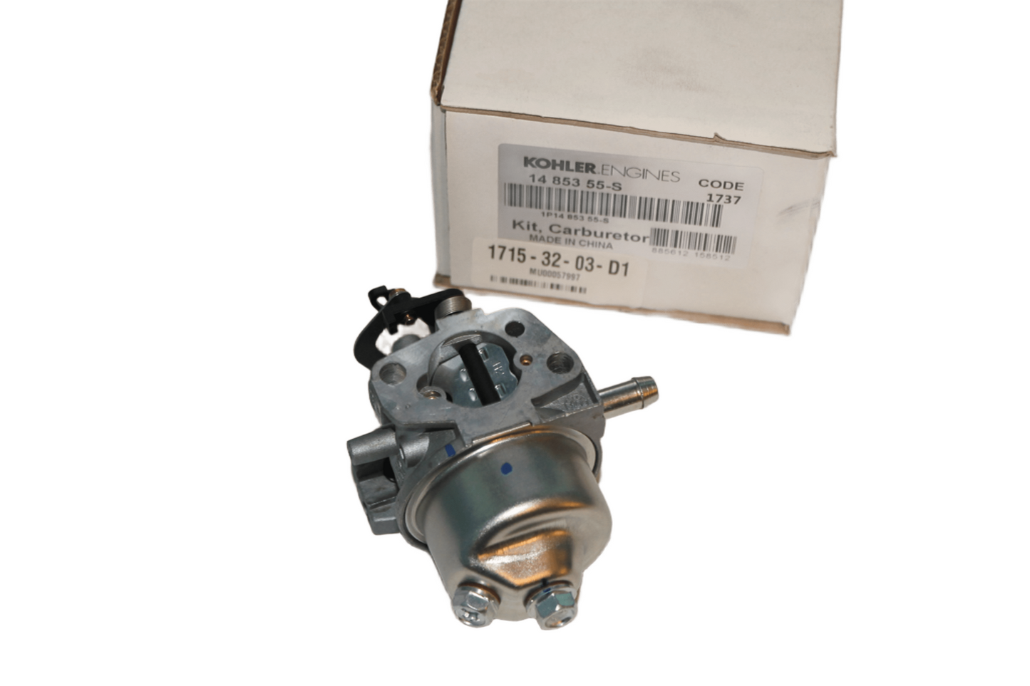 GENUINE OEM Kohler Carburetor Kit 14 853 55-S 1485355S