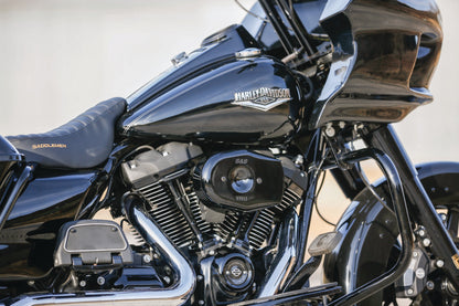 S&S Cycle 17-23 M8 Touring/18-23 BT Stealth Air Cleaner Kit w/ Black Tribute Cover