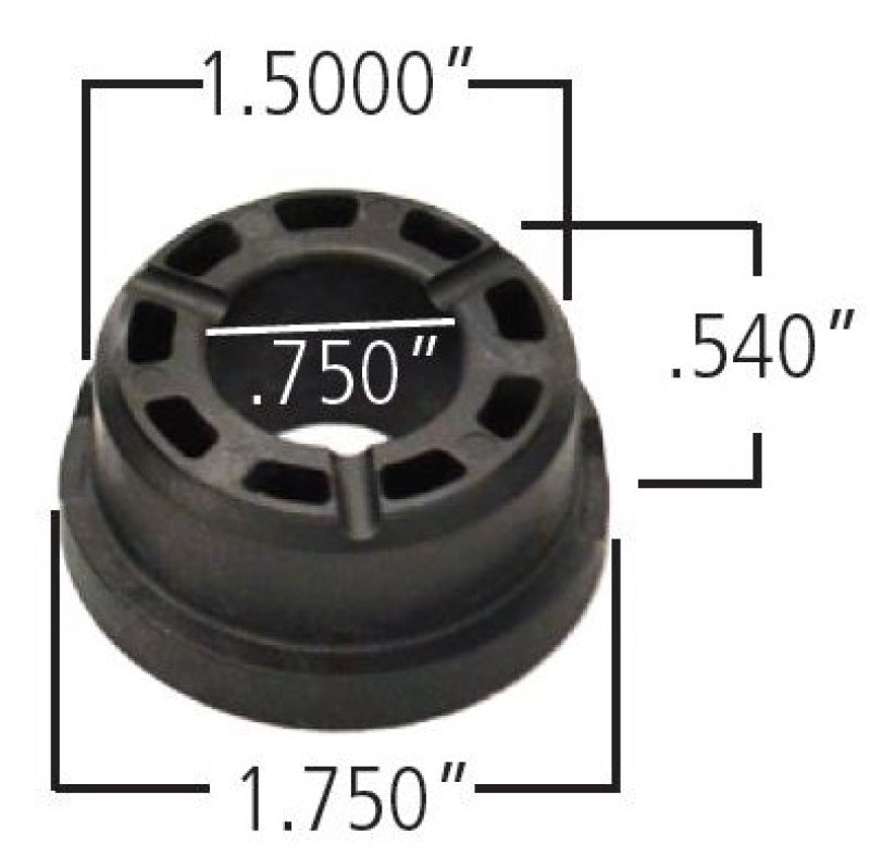 Ridetech Delrin Control Arm Single Bushing (1.5in Large OD / .750 ID / .785in OAL)