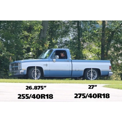 Ridetech 73-87 Chevrolet C10 Composite Leaf Springs w/ HQ Shocks - 6in Drop - Rear