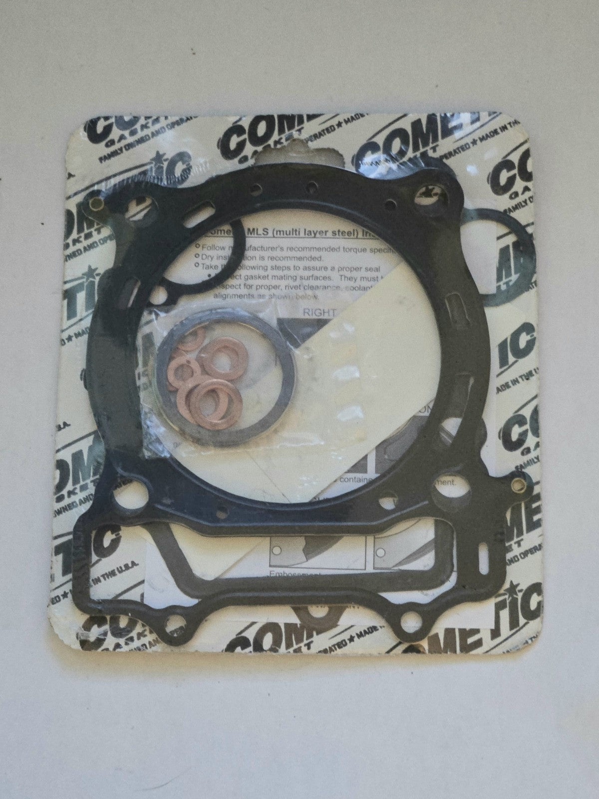 Yamaha 2004-2013 YFZ450 Carbureted Top End Gasket Kit, 96mm Bore, .027" MLS H.G.