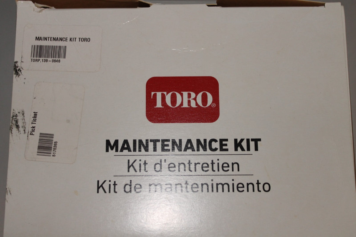 GENUINE OEM TORO PART # 139-0646 MAINTENANCE KIT V-TWIN
