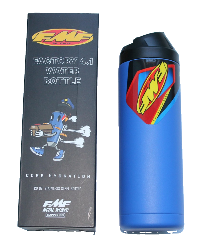 FMF Racing Exhaust Stainless 20 Ounce FACTORY 4.1 WATER BOTTLE CR FC KX RM TC YZ