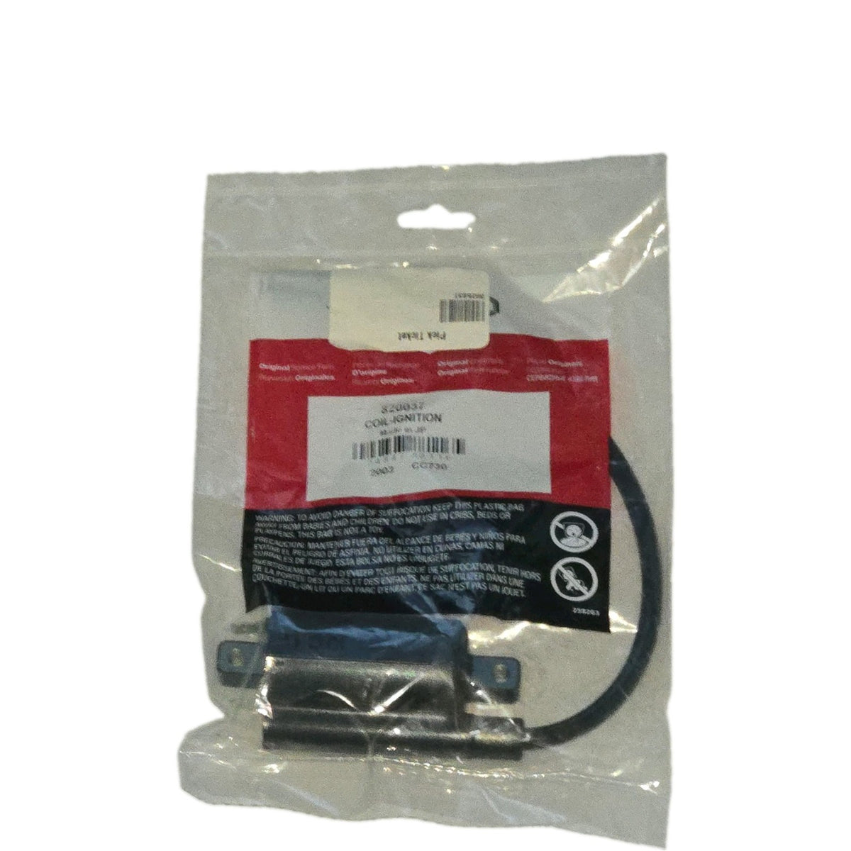 BRIGGS AND STRATTON GENUINE OEM IGNITION COIL 820037