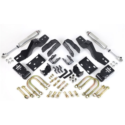 Ridetech 2019+ Chevrolet Silverado/ Sierra 1500 2WD/4WD Rear 4in Lowering Kit w/ HQ Shocks - Group B