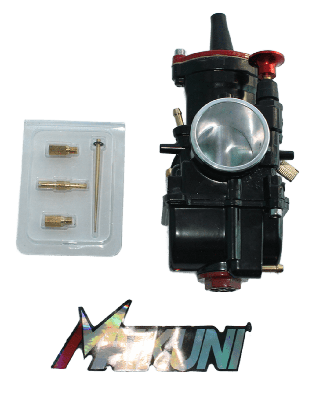Carburetor, Aftermarket Maikuni 34mm Spigot Mount Carburetor