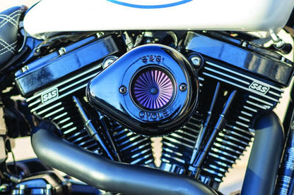 S&S Cycle 08-16 Touring/16-17 Softail Models Stealth Air Stinger Kit w/ Gloss Black Teardrop