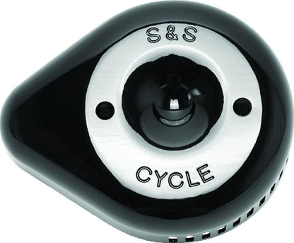 S&S Cycle Stealth Slasher Teardrop Air Cleaner Cover - Gloss Black