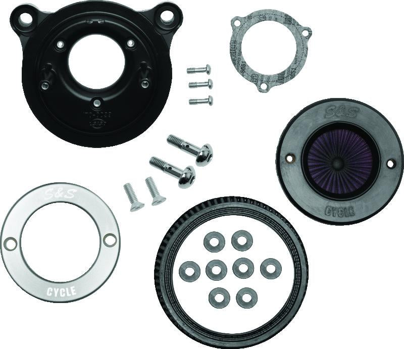 S&S Cycle 08-16 Touring/16-17 Softail Stealth Air Stinger Kit w/ S&S Ring